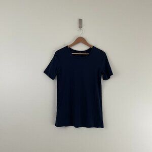 Lululemon Love Pima Cotton Tee Crew II in Midnight Navy Size 6